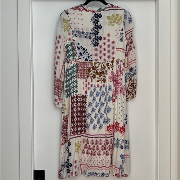 :Price Firm: Anthropologie Daniel Rainn Westerly Patchwork Midi Dress - Picture 6 of 10
